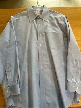 Brooks Brothers Light Blue Oxford Button-Down Dress Shirt